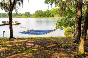Relaxing lake in Interlachen Florida.
