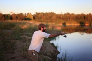 Fishing in St John's River in Putnam County Florida