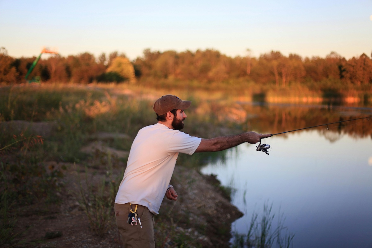Fishing in St John's River in Putnam County Florida
